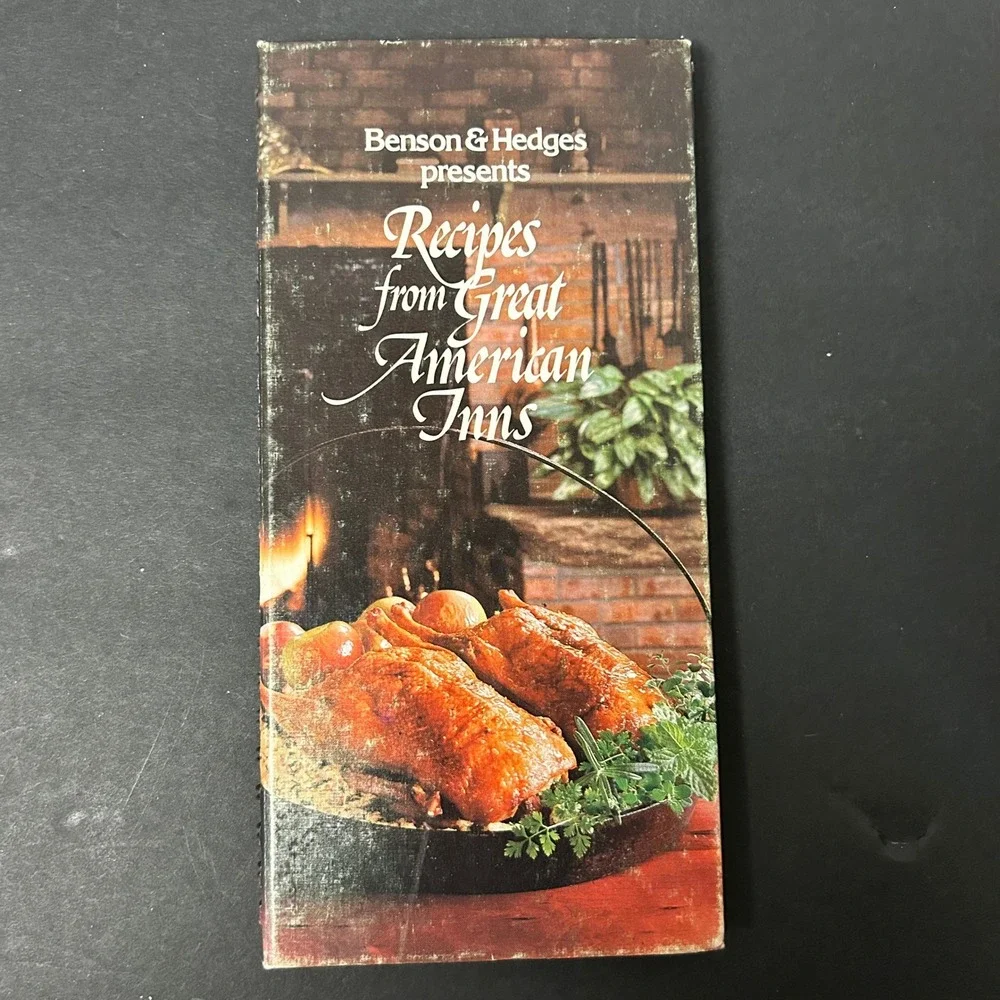 Vintage 1981 Benson & Hedges Recipes from Great American Inns Book